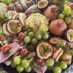 Beef platter Cape Town with mini burgers, skewers, pitas and meatballs